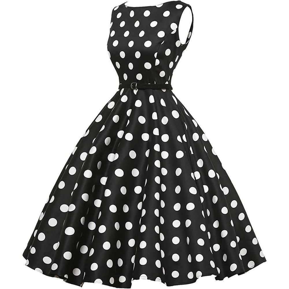 BNWT size 2XL GRACE KARIN Boatneck Sleeveless Vintage Tea Dress